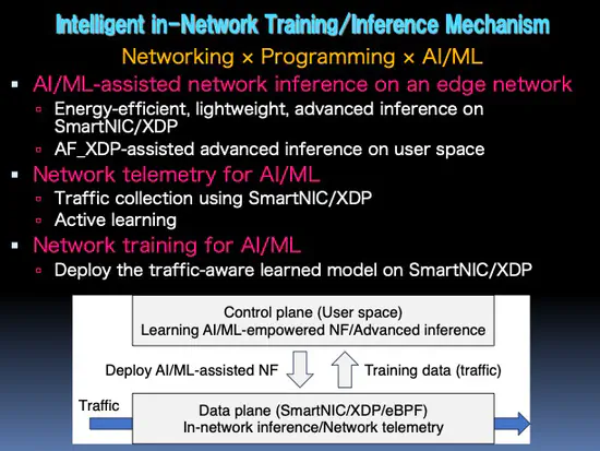 Intelligent in-Network Training/Inference Mechanism
