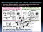 Human-Harmonized and Risk-Aware Automatic Evacuation Assistance